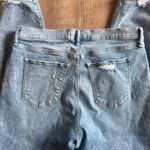 Abercrombie & Fitch The Super Skinny High Rise Light Distressed Crossover Jeans Photo 6
