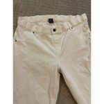 Hue White Ultra Soft Denim High Waist Skimmer Pants XL Photo 5