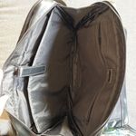 BUXTON Black Leather Shoulder Tote Bag Laptop Computer‎ Travel Bag Large Case Photo 2