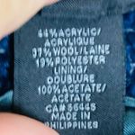 J.Crew  navy blue tweed round neck button front lady jacket with frayed edges. 2 Photo 6