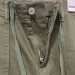 Judy Blue Olive Green High-Waisted Tie Front Womens Pants Size 11/30 Photo 2