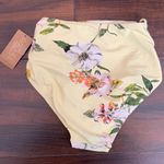 Rachel Roy NWT RACHEL  Yellow Floral High Waisted Bikini Bottoms Photo 4