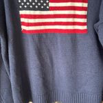 Amazon USA flag navy sweater knit ribbed brandy nico american oversized Ralph lauren Photo 5