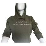 Bella Canvas Alien Cropped Green Fleece Hoodie M Everything is working out best case …​ Photo 4