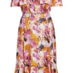 Torrid Water Colored Tie Dyed Off The Shoulder Skirt Set Photo 14