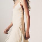 ZARA  dress sundress lace ivory cream flowy ruffle strapy boho summer vacation  Photo 19