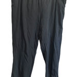 Lands' End  Women's Black 1X (16W-18W) Cotton Blend‎ Knit Lounge Pants Comfort Photo 0