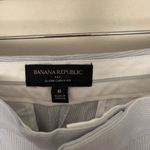 Banana Republic Women’s 6 White Blue Striped Sloan Curvy Fit Work Career Pants Photo 1