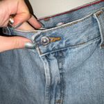 Levi's  Women's Light Blue Jean Shorts with Frayed Hem Photo 3