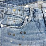 BLANK NYC Distressed Studded Cropped Jeans Size 25 Photo 13