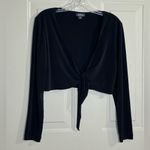 dressbarn Black Crop Cardigan Size M Photo 1