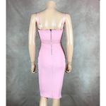 Material Girl Barbiecore Pink Bodycon Party Dress NEW MEDIUM Photo 3