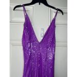 NBD X BY  NEW sequined Chiquitita Gown In maxi Lavender Size Small Revolve Photo 1