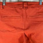 Studio Blue  Rust Orange Cropped Pants Womens‎ 28 Cotton Stretch Utility Trousers Photo 11