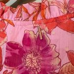 MISA Los Angeles  Pink Floral Mini Dress Tassels Size Medium Photo 4