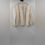 J.Crew Long-sleeve pajama top in linen-cotton blend Photo 3