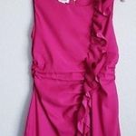 Kay Unger Kay‎ Unger Fuchsia Pink Sleeveless Ruffle Dress Photo 0