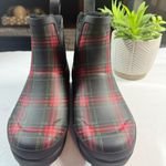 Tretorn  Black and Red Plaid Boots Photo 1