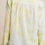 Pilcro and the Letterpress Anthropologie Pilcro Size M Cate Tie‎ Dye Button Long Sleeve Top Blouse Photo 1
