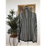 Cato Women LG Cardigan Sweater Open Shawl Cape Long Sleeve Chevron Knit Y2K Boho Photo 3