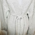 Miracle Relax More Grey Midi Cardigan Tie Chunky Knit M/L Gray Size undefined Photo 6