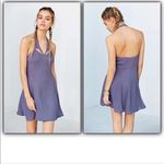 Urban Outfitters Kimchi Blue Chiffon cutout Halter Dress Jr size M Photo 29