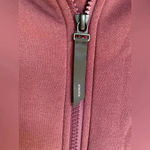 Athleta  Workout Hoodie Athleisure Plum Zip Barre Hiking Athletic Tennis Winter Photo 4
