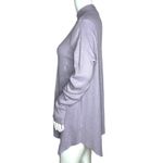 Anthropologie t.la Shirt Women Small Purple Sloane Waffle Knit Thermal Mock Neck Photo 2