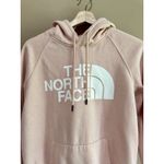 The North Face Hoodie Women's Medium Salmon Pink Sweater Lounge Pullover Logo Photo 1