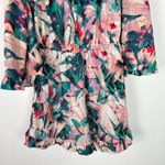 Nicole Miller  Studio Off the Shoulder Floral Ruffle Romper Size XS EUC T2256 Photo 9