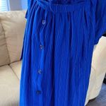 NOS Vintage 80s Sheer Pinstriped Secretary Dress Size M Photo 5