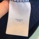 Lands' End  Women’s XL Extra Large Red & Blue Fair Isle Crewneck Fleece Sweater Photo 2