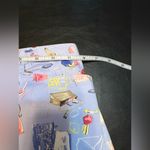 Southern Lady Blue Ankle Cropped Pants with Feminine Print size 12 Size M Photo 5