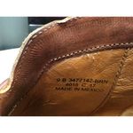 Frye Jenny Seam Women's 9 Brown Leather Side Zip Round Toe Buckle Bootie Boots Photo 6