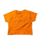 Offline by Aerie Seamless Ribbed Cropped T Shirt Orange Size S P Photo 1