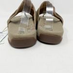 Taos Gift 2 Ruched Leather Comfort Shoes Sandals Metallic Tan Taupe women 10 New Photo 6