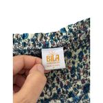 Bila Skirt Floral Ruffle Bohemian Size Medium Multicolor NEW Blue Photo 3