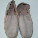 Vince Camuto Pale Pink Suede Espadrille Slip-on Sneakers Size 8.5 Photo 0
