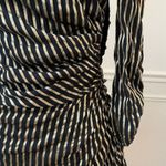 Ark & Co. Gold Black Stripe Back Cut Out BodyCon Dress S Photo 4