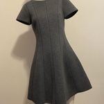 Banana Republic #17 Women's Gray Scuba Fit and Flare Dress by , Size 4 Photo 0