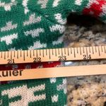 CRAZY FUN LLAMA CHRISTMAS SWEATER Women XL Bells Winter‎ Scarf Hat Ugly Sweater Green Photo 2