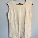 Nic+Zoe  Cream Cotton Sleeveless Top Size M Photo 0