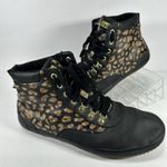 Keds Scout Boot Leopard Print High Top Sneakers Women’s 10W Wide Black Gold Photo 0