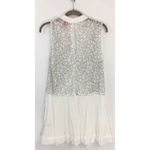 Chelsea and Violet ✨HP✨WOMEN WHITE FLORAL LACE SLEEVELESS TUNIC✨ Photo 3