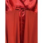 Victoria's Secret Medium Red Satin Sheer Babydoll Nightie Photo 3