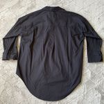 Anthropologie  Oversized Long Tail Collared Button Down Shirt Photo 3