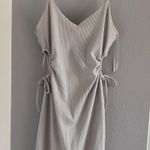 Topshop Grey CutOut Mini Dress Photo 2
