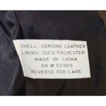 Preston & York 100% Genuine Leather Tooled Paisley Blazer/Coat Women’s LARGE Photo 6