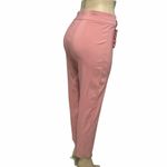 Love‎ Scarlett Straight Leg Cropped Ankle Pants Pull On Dusty Coral Pink 10 Pink Photo 4