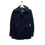 Moda International Wool Peacoat Black Size XS Y2K Photo 1